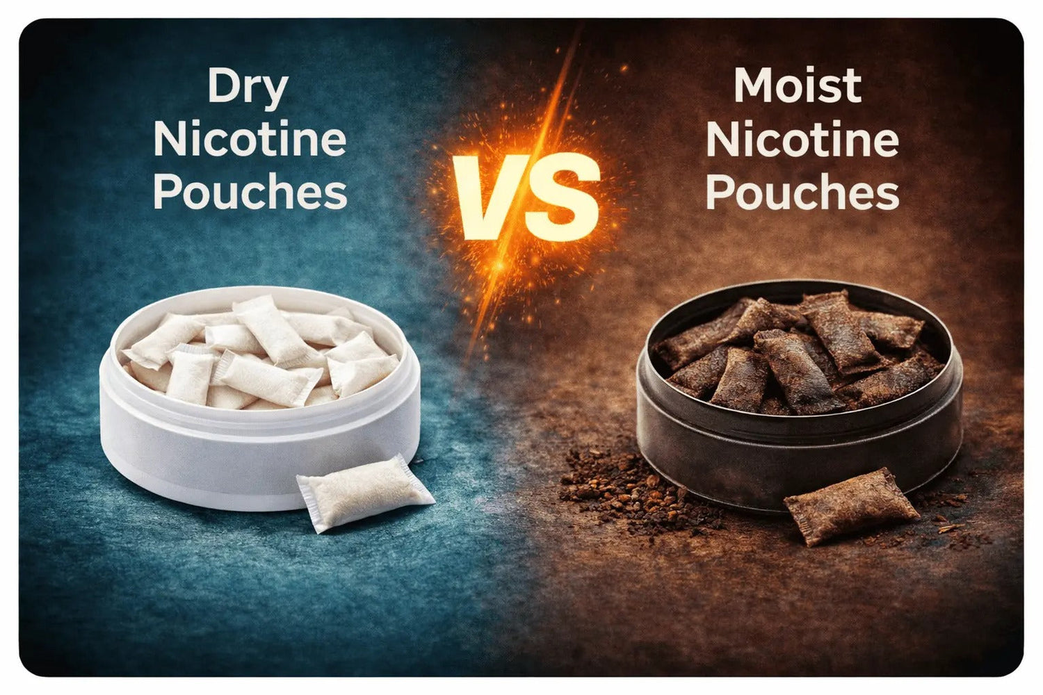 Dry vs Moist Nicotine Pouches