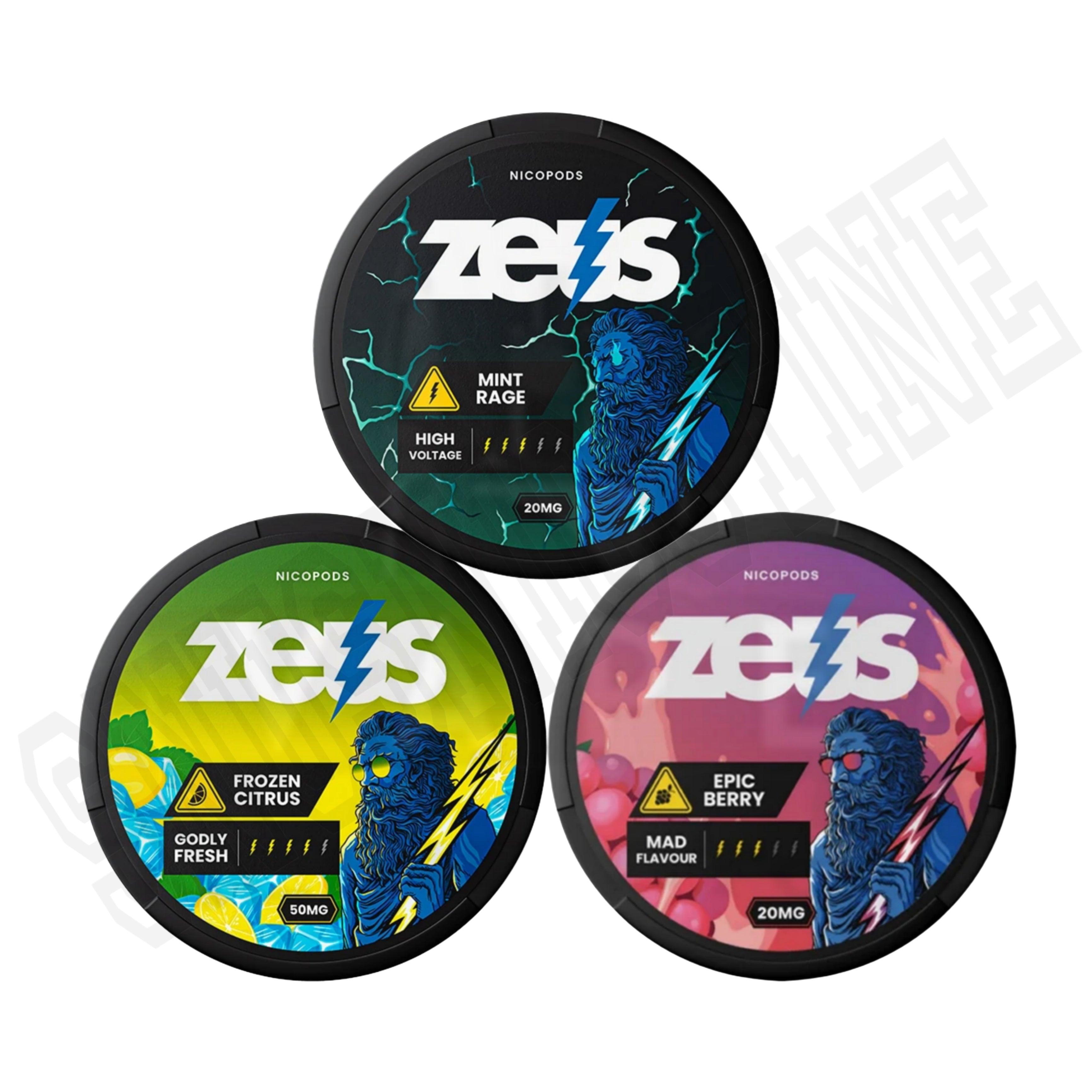 Zeus Nicotine Pouches | Strong Flavours
