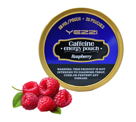 Raspberry Caffeine Energy Pouch
