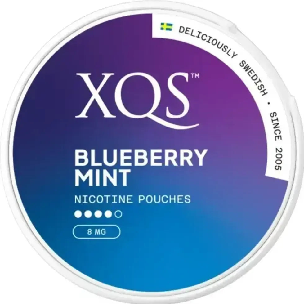 BLUEBERRY MINT XQS NICOTINE POUCHES