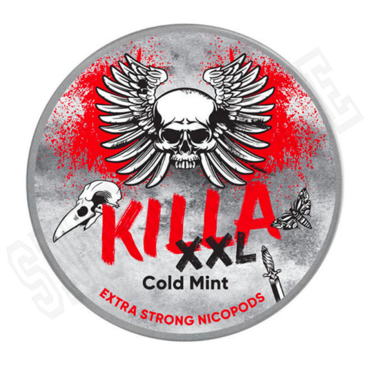 Cold Mint XXL KILLA Nicotine Pouches| Lowest Price In UK