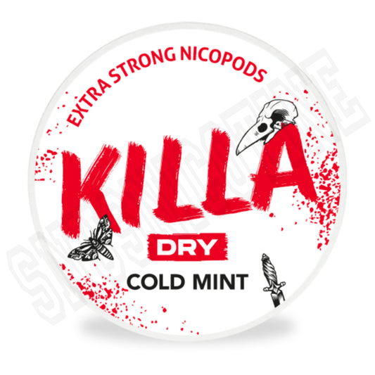 Dry Cold Mint KILLA Nicotine Pouches| Mega Sale