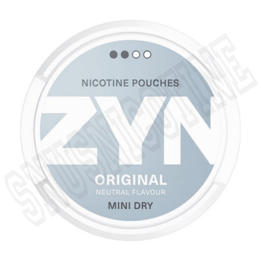 Mini Dry Original Zyn Nicotine Pouches