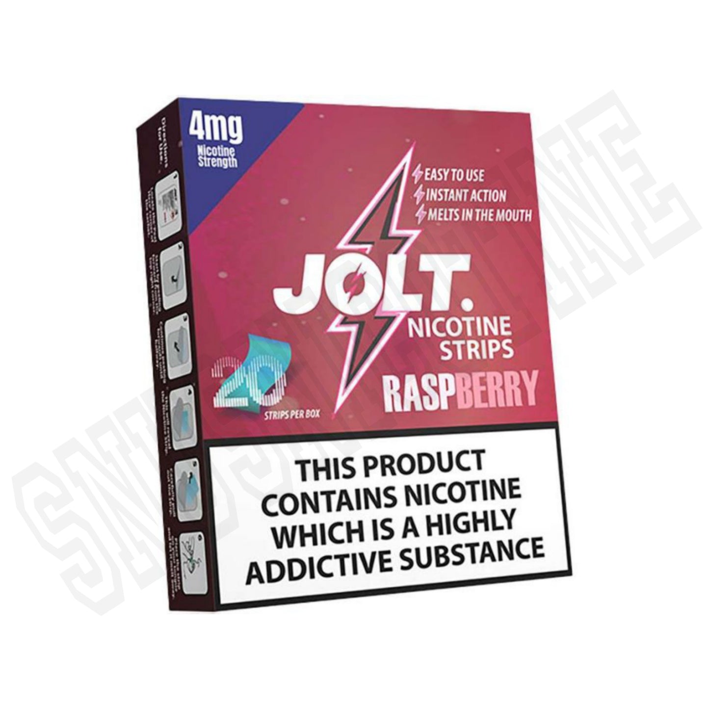 Raspberry Jolt Nicotine Strips