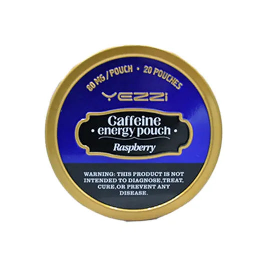 Raspberry Yezzi Caffeine Energy Pouch