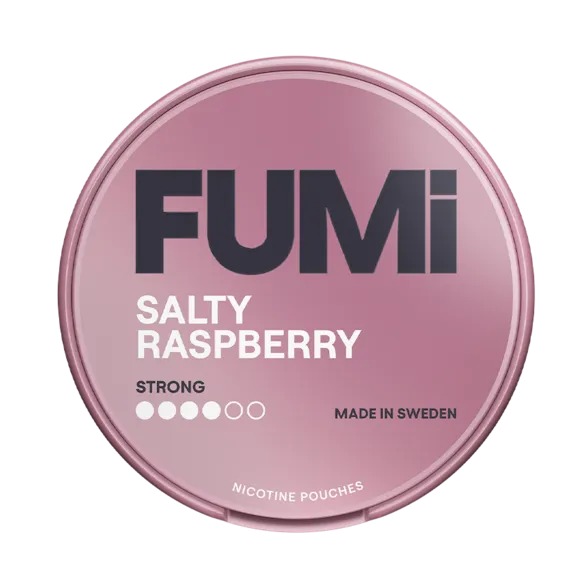 Salty Raspberry FUMi Nicotine Pouches - snusnicotine.co.uk