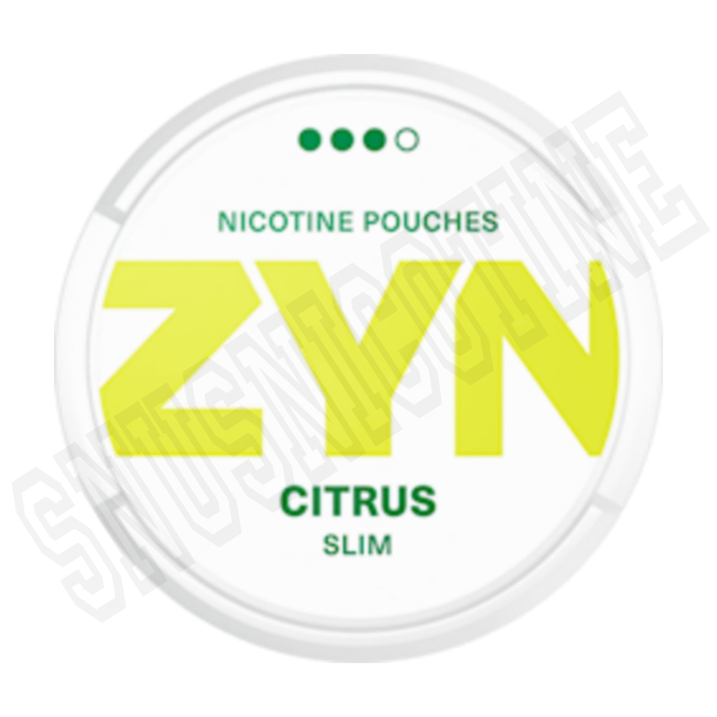 Slim Citrus Strong Zyn Nicotine Pouches