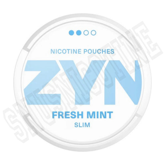 Slim Fresh Mint Zyn Nicotine Pouches