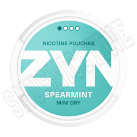 Spearmint Mini Dry Zyn Nicotine Pouches