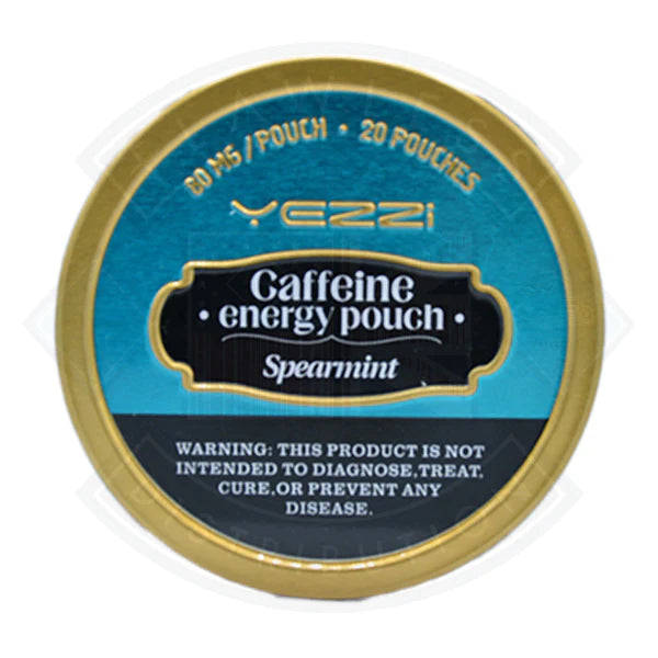 Spearmint Yezzi Caffeine Energy Pouch 