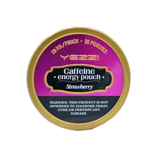 Strawberry Yezzi Caffeine Energy Pouch