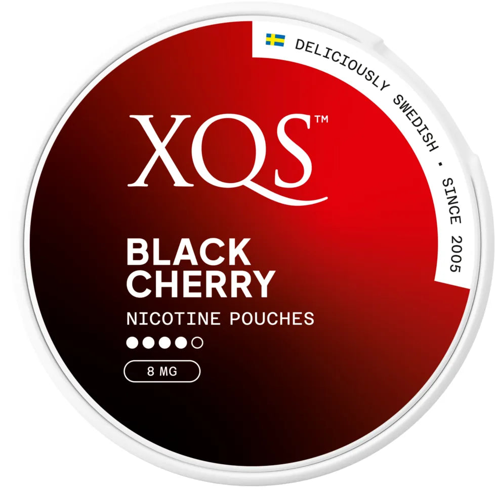 BLACK CHERRY XQS NICOTINE POUCHES
