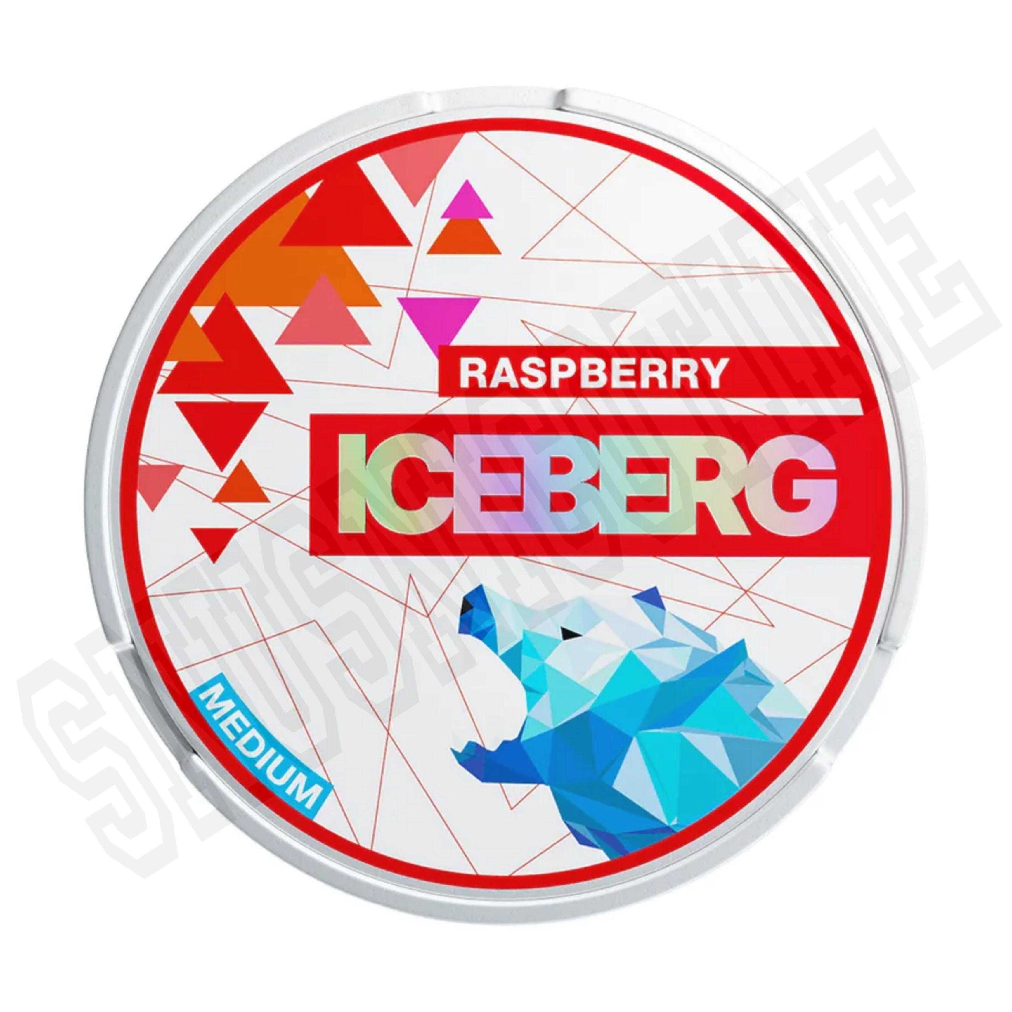 One Rasberry Snus Raspberry Light Iceberg Nicotine Pouches – SNUS Nicotine Pouches